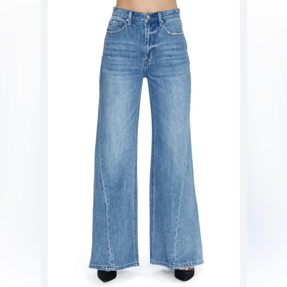 Pistola - Ruby High Rise Palazzo Wide Leg Jean